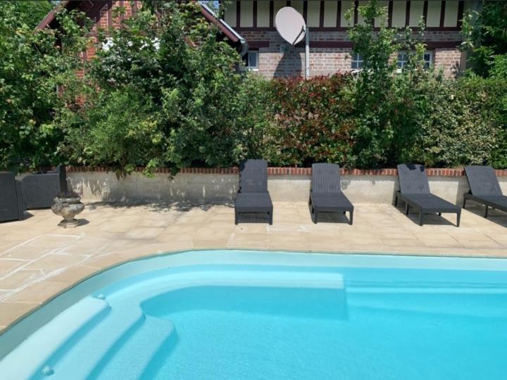 Chambres D'Hotes Les Roches Noires Trouville-sur-Mer Luaran gambar